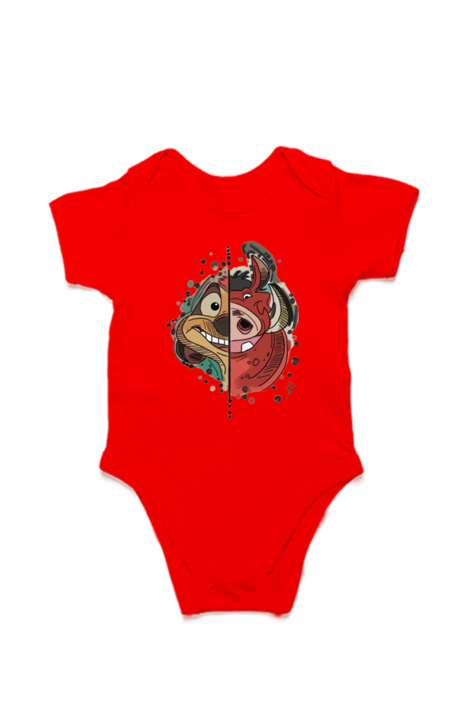 "Pumbaa and Timon" Romper for Babies