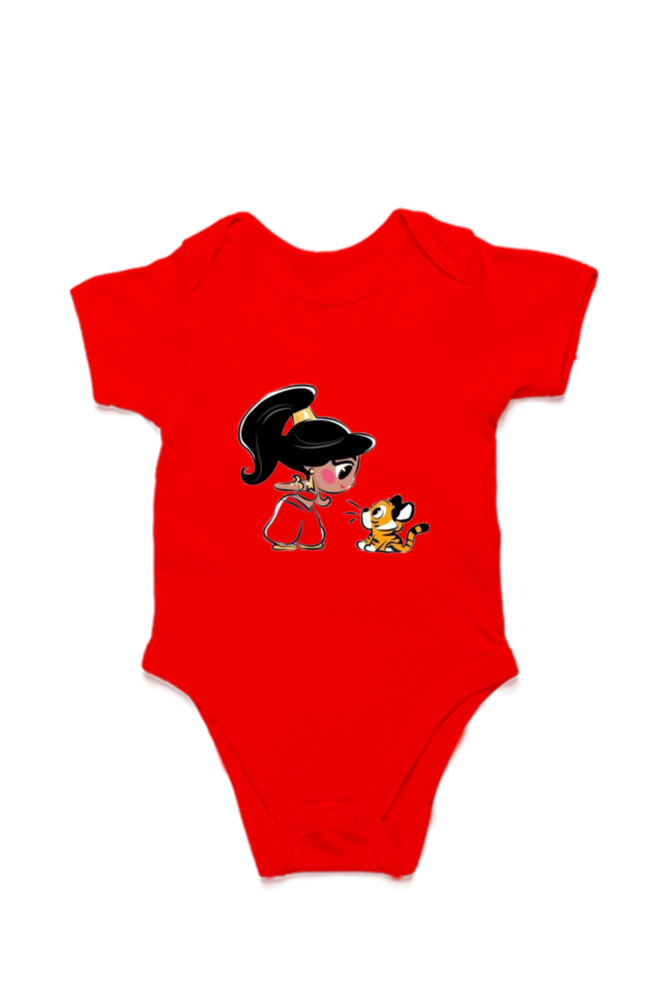 "Jasmine and Shere Khan" Romper for Babies