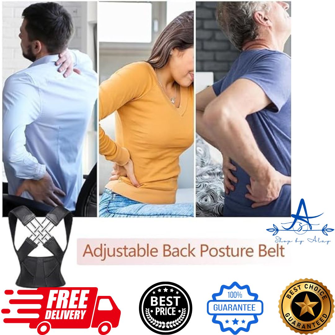 Adjustable Back Posture Corrector/ Slouching Relieve Pain Belt Women Men