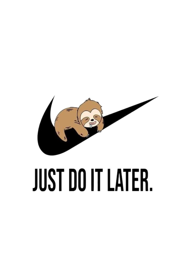 "Just Do It Later" Sloth V-Neck Men’s T-Shirt