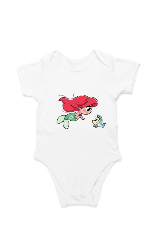 "Ariel & Flounder" Romper for Babies