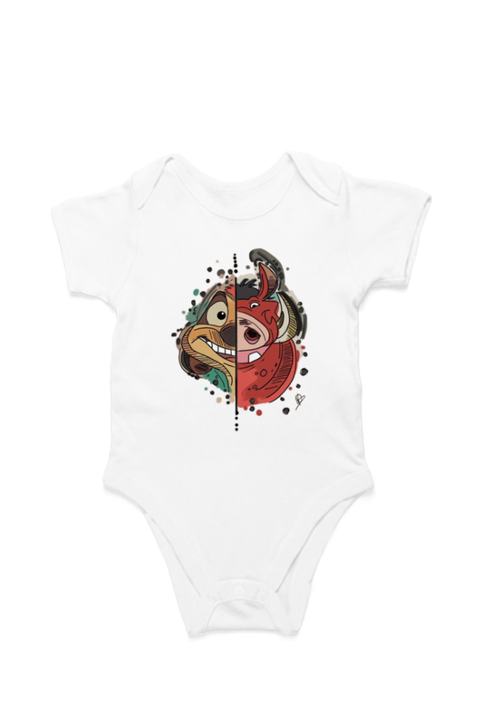 "Pumbaa and Timon" Romper for Babies