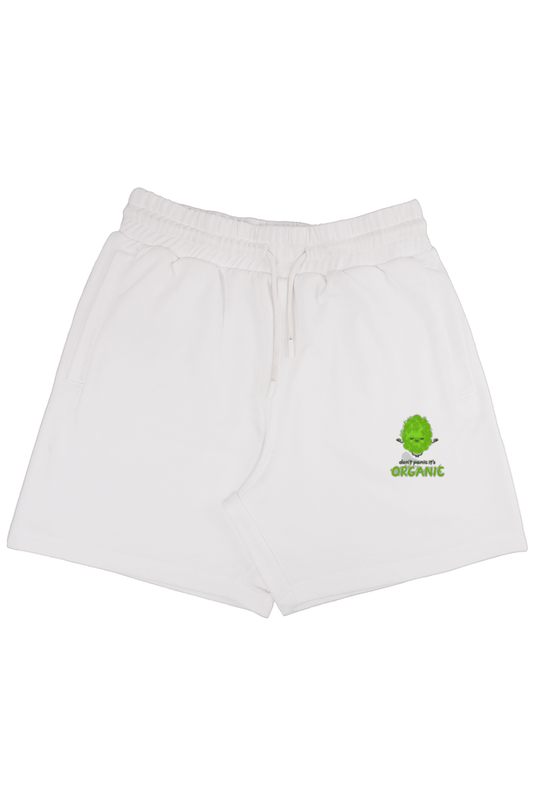 "Don’t Panic It’s Organic" Embroidery Unisex Shorts