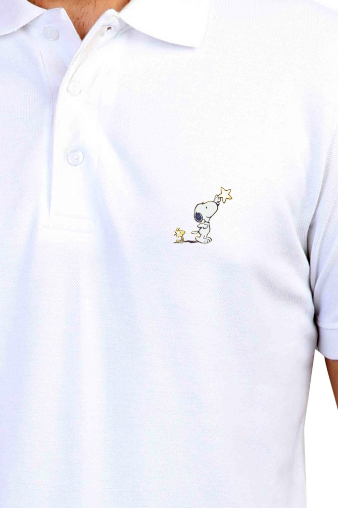 Snoopy Polo Half - Sleeve T-Shirt