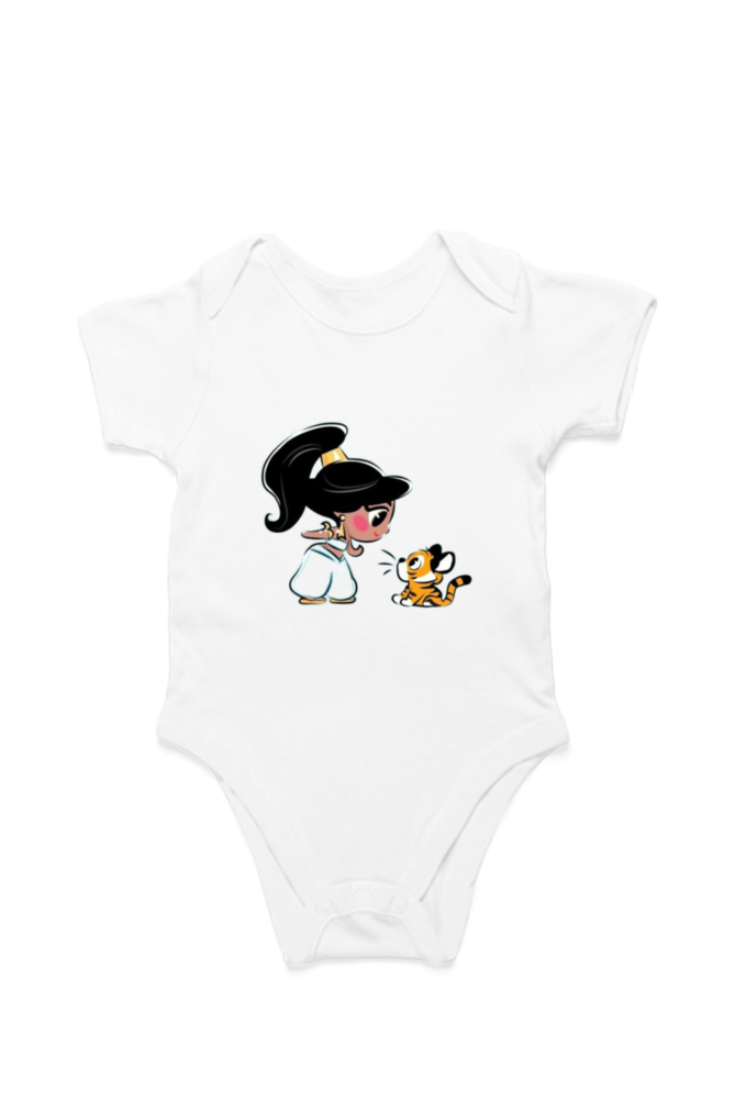 "Jasmine and Shere Khan" Romper for Babies