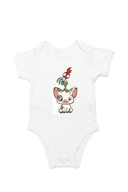 "Pua & Hei Hei" Romper for Babies