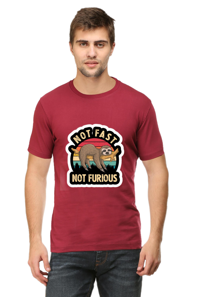 "Not Fast, Not Furious" Sloth T-Shirt