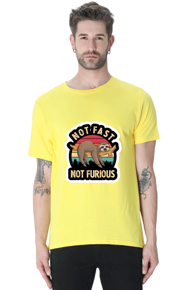 "Not Fast, Not Furious" Sloth T-Shirt