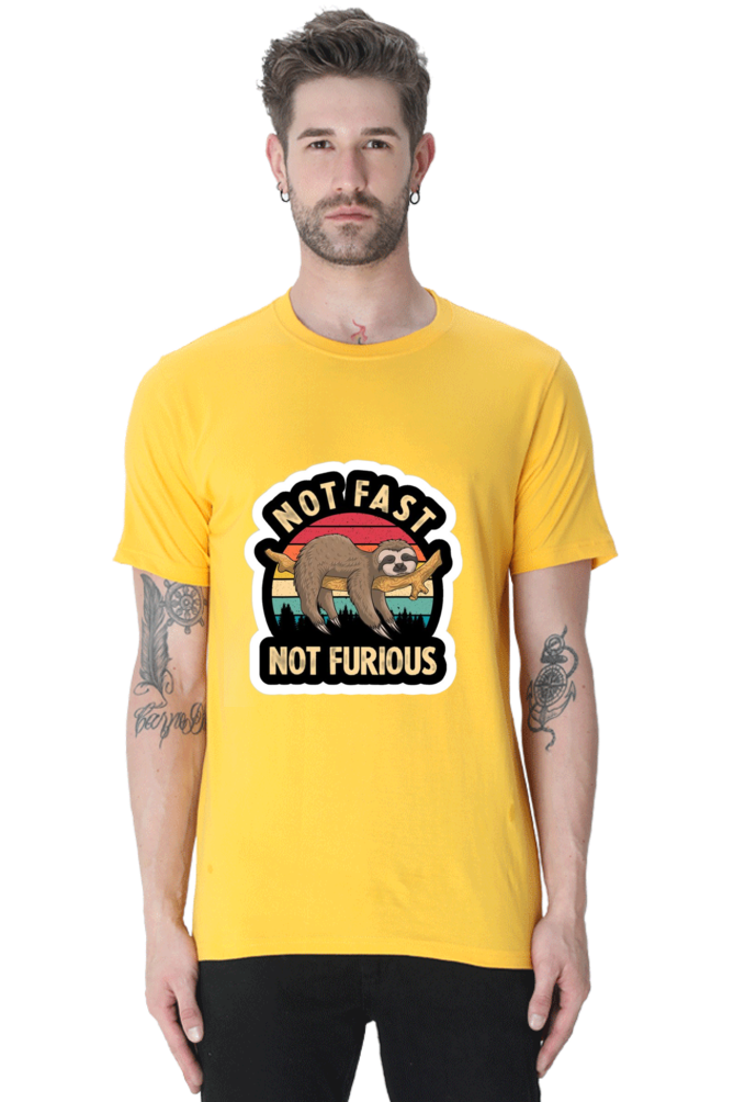 "Not Fast, Not Furious" Sloth T-Shirt