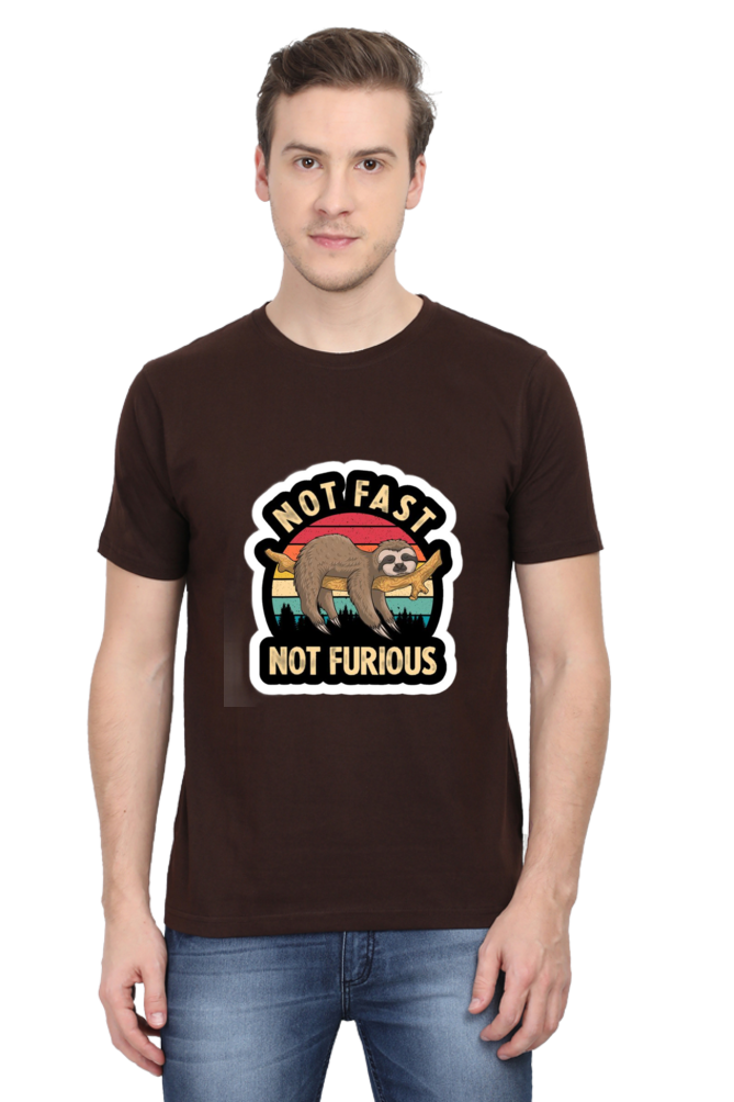 "Not Fast, Not Furious" Sloth T-Shirt