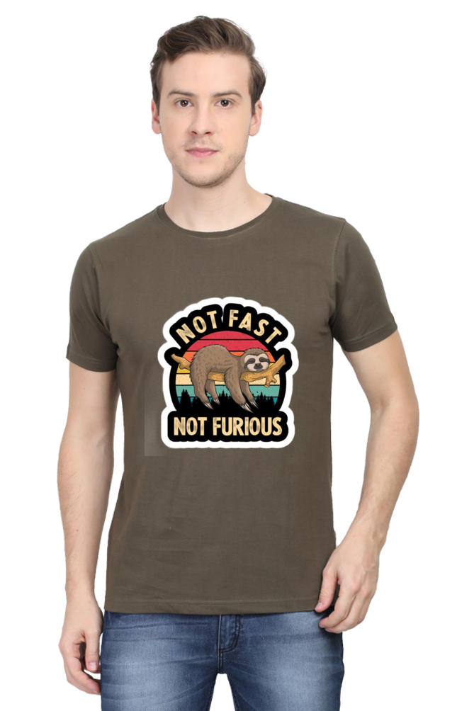 "Not Fast, Not Furious" Sloth T-Shirt