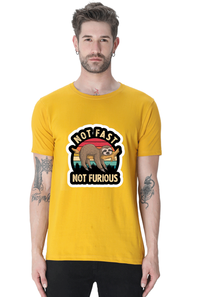 "Not Fast, Not Furious" Sloth T-Shirt