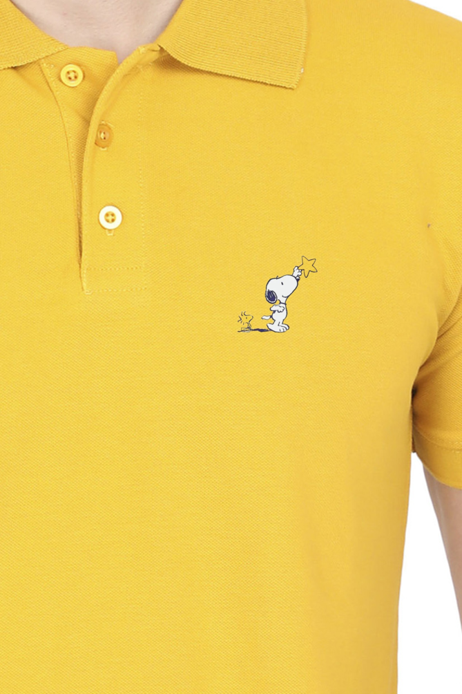 Snoopy Polo Half - Sleeve T-Shirt