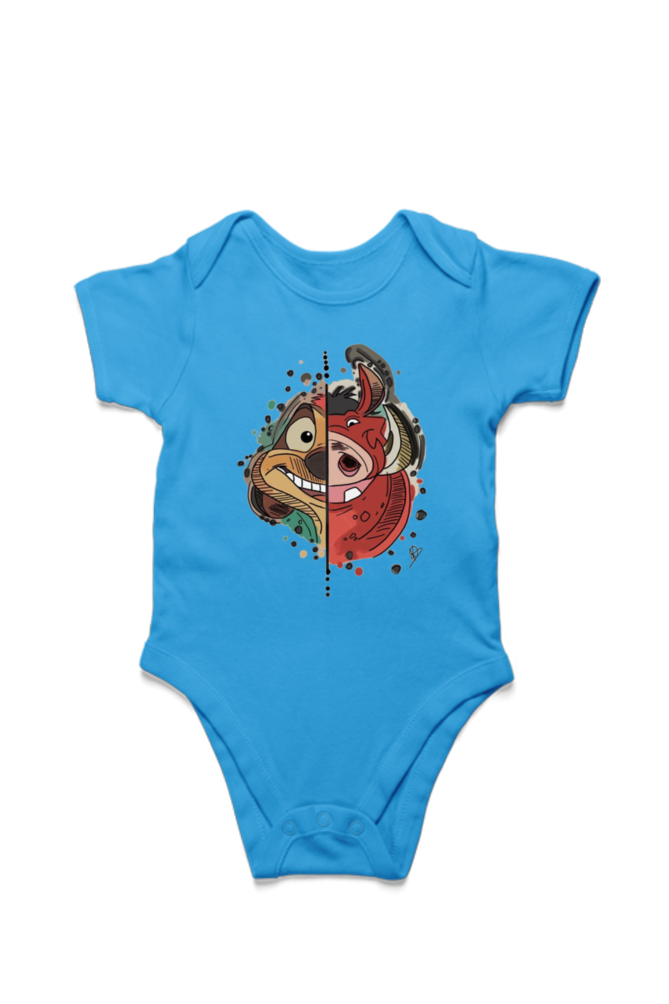 "Pumbaa and Timon" Romper for Babies