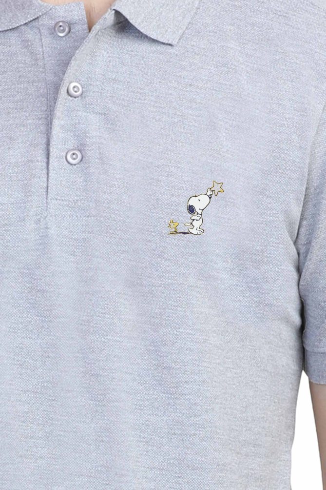 Snoopy Polo Half - Sleeve T-Shirt