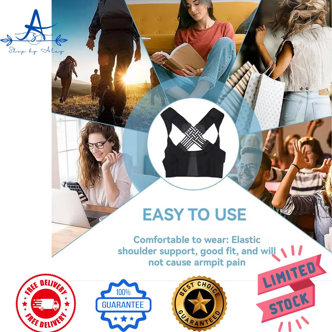 Adjustable Back Posture Corrector/ Slouching Relieve Pain Belt Women Men