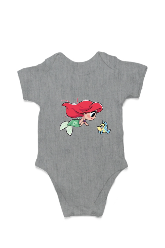 "Ariel & Flounder" Romper for Babies