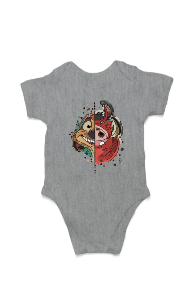 "Pumbaa and Timon" Romper for Babies