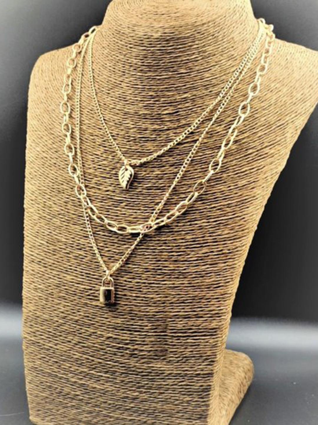 Gold Plated Stylish Necklace