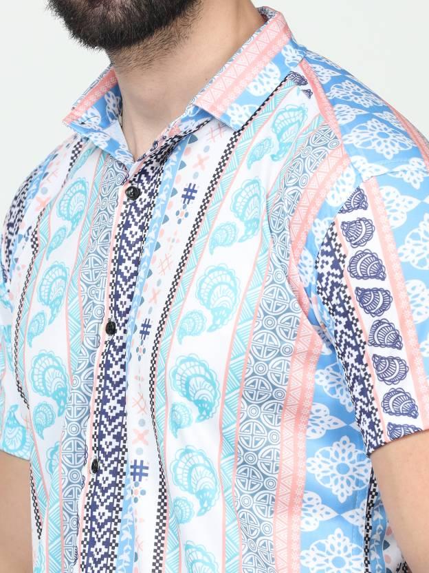 Men's Printed Rayon Half Sleeves Shirt