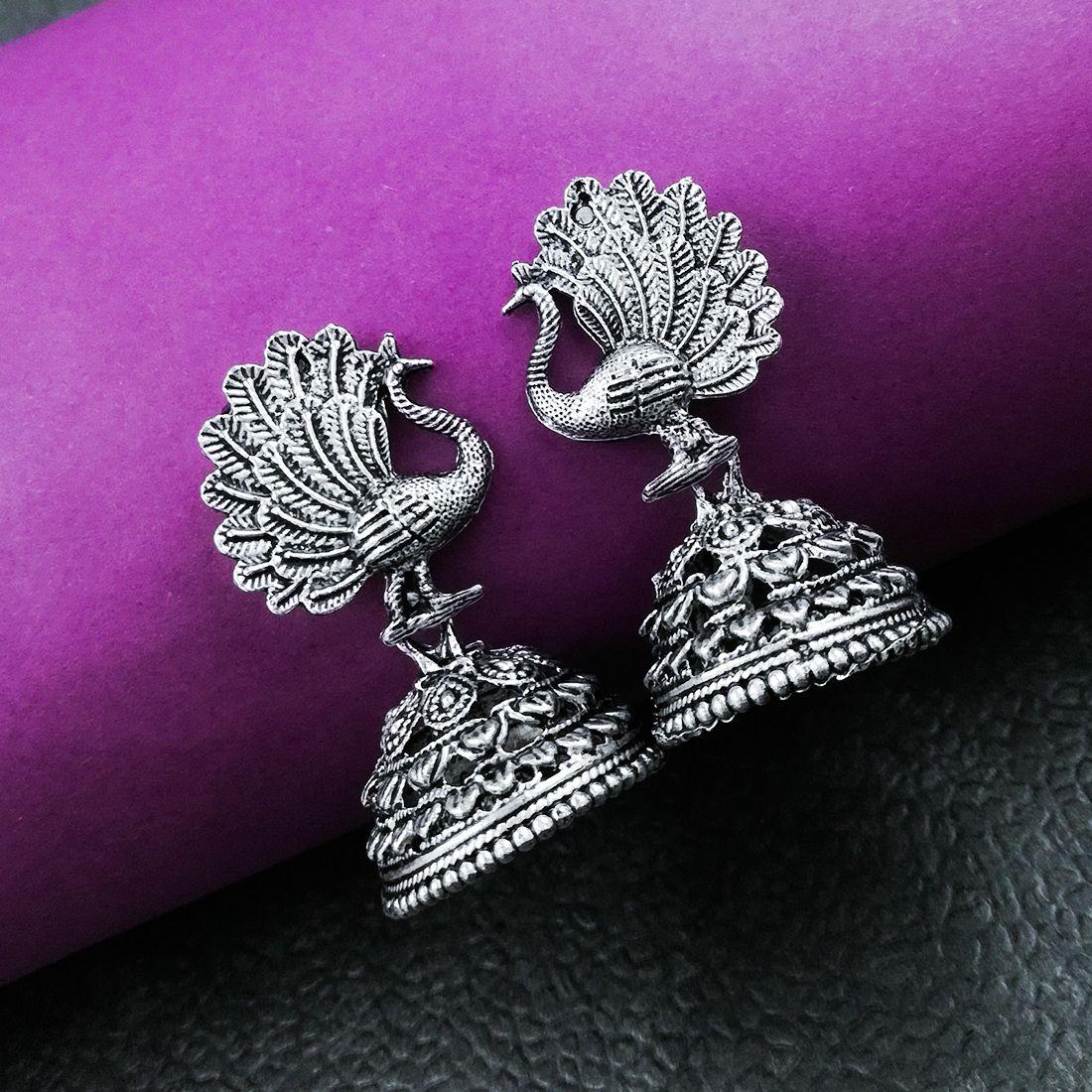 Glamorous Oxidized Earrings