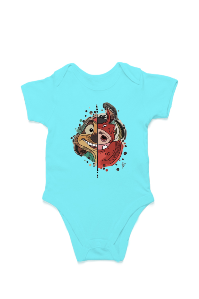 "Pumbaa and Timon" Romper for Babies