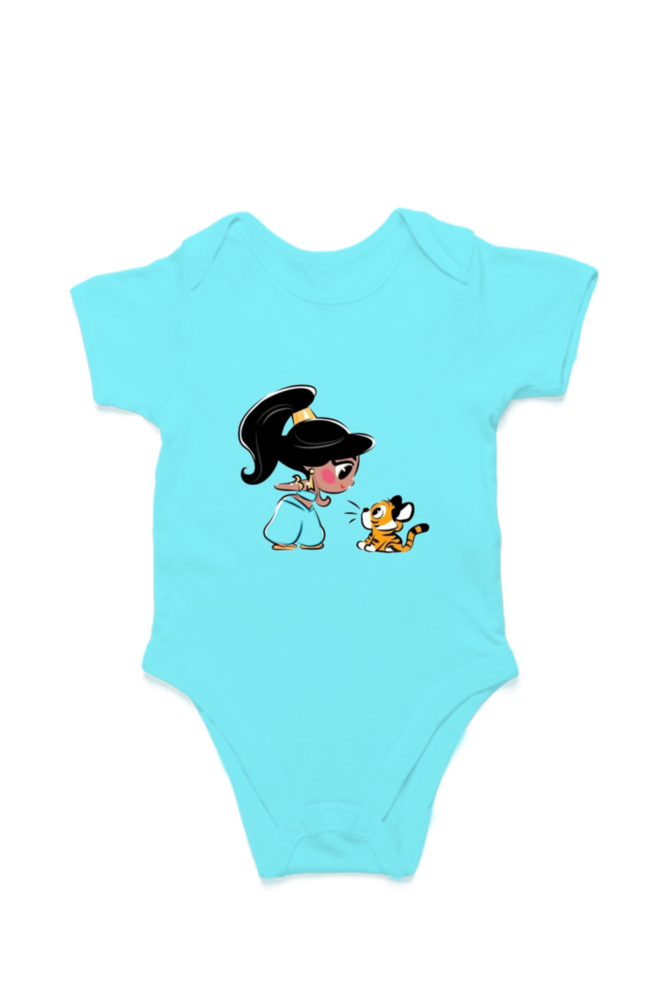 "Jasmine and Shere Khan" Romper for Babies