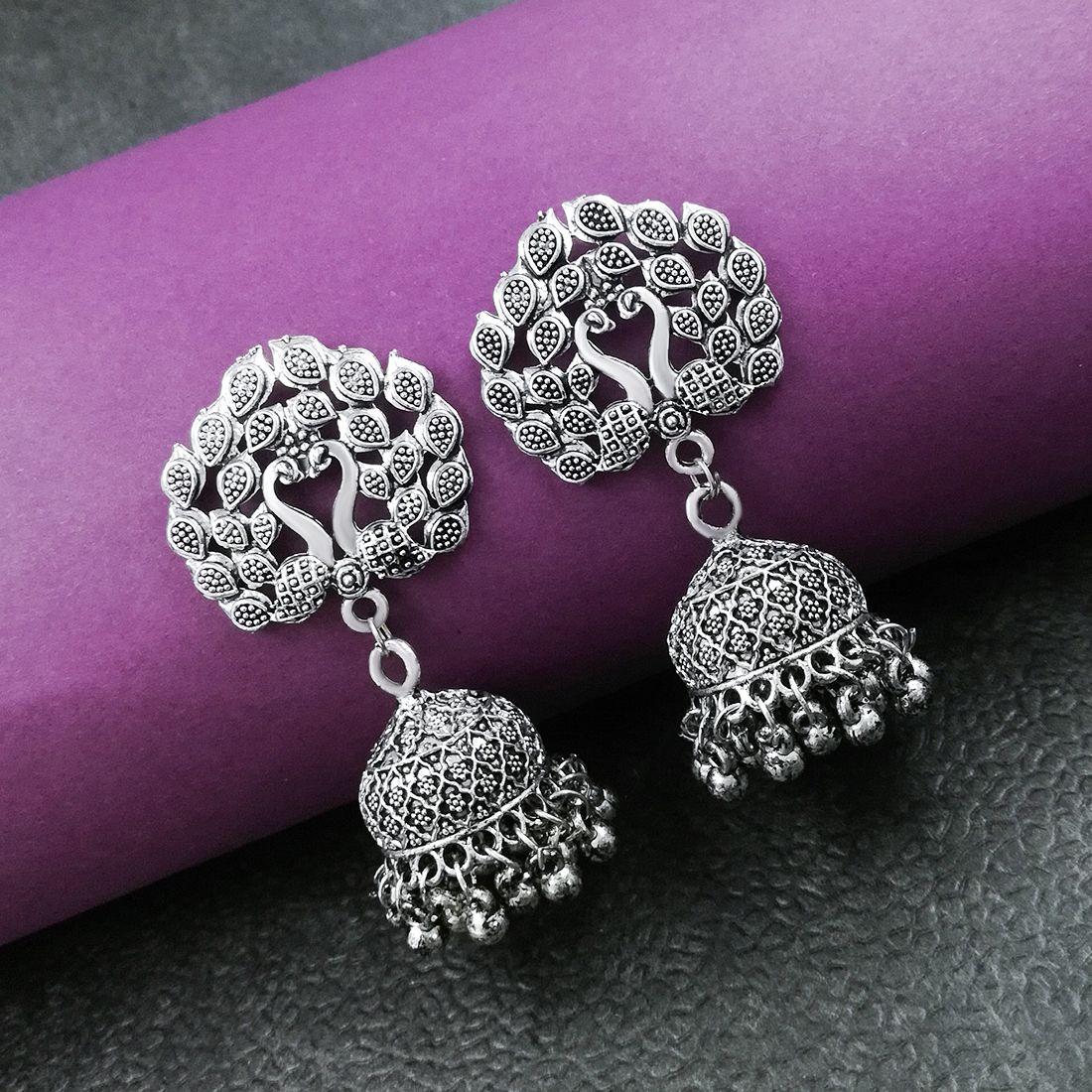 Glamorous Oxidized Earrings