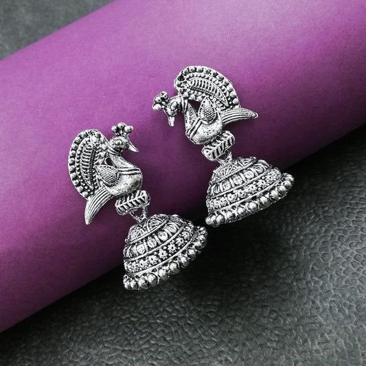 Glamorous Oxidized Earrings