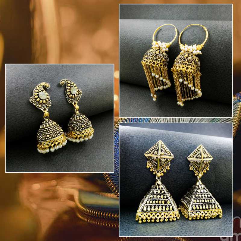 Traditional  Gold Plated Earring