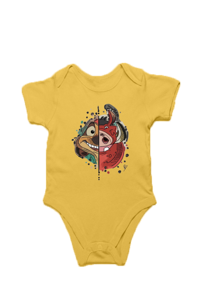 "Pumbaa and Timon" Romper for Babies