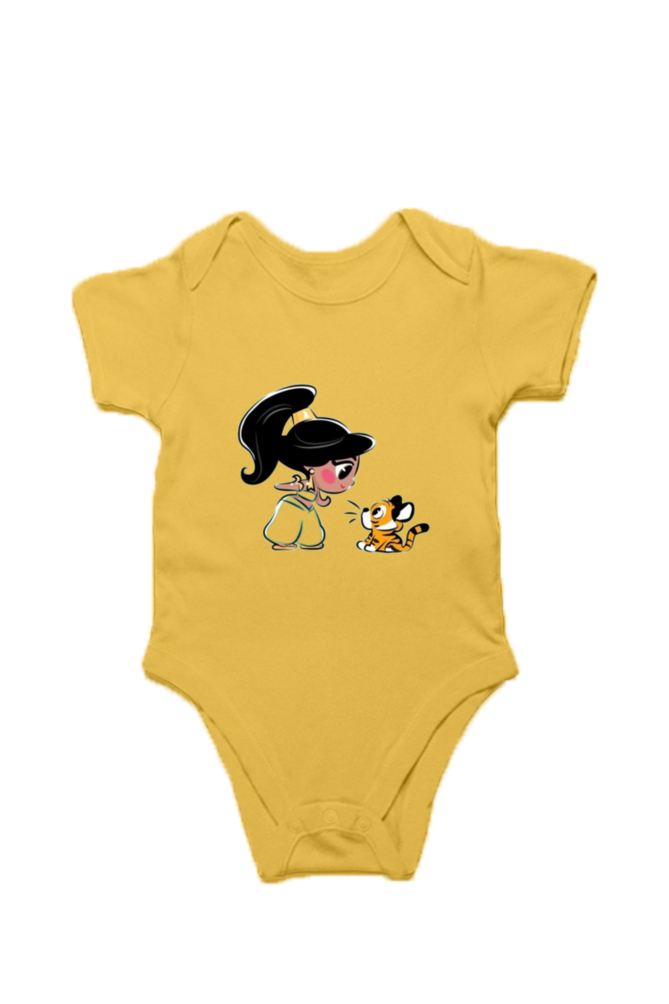 "Jasmine and Shere Khan" Romper for Babies