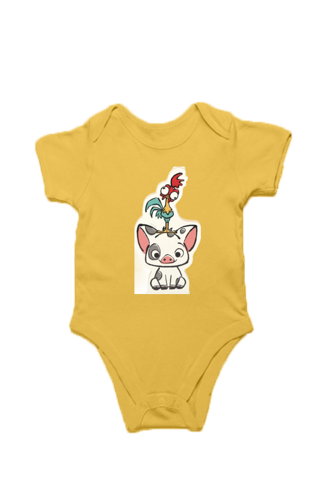 "Pua & Hei Hei" Romper for Babies