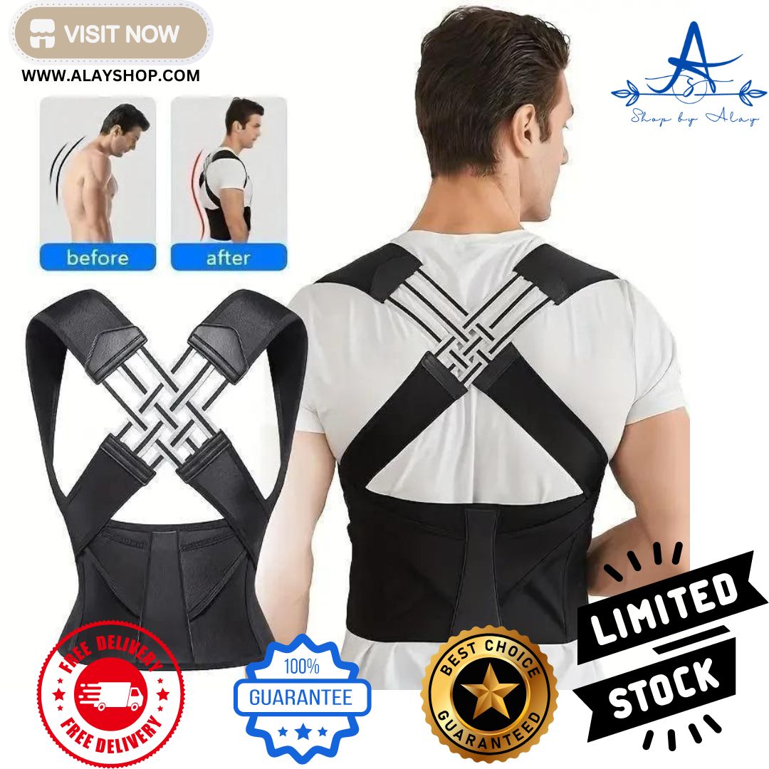 Adjustable Back Posture Corrector/ Slouching Relieve Pain Belt Women Men